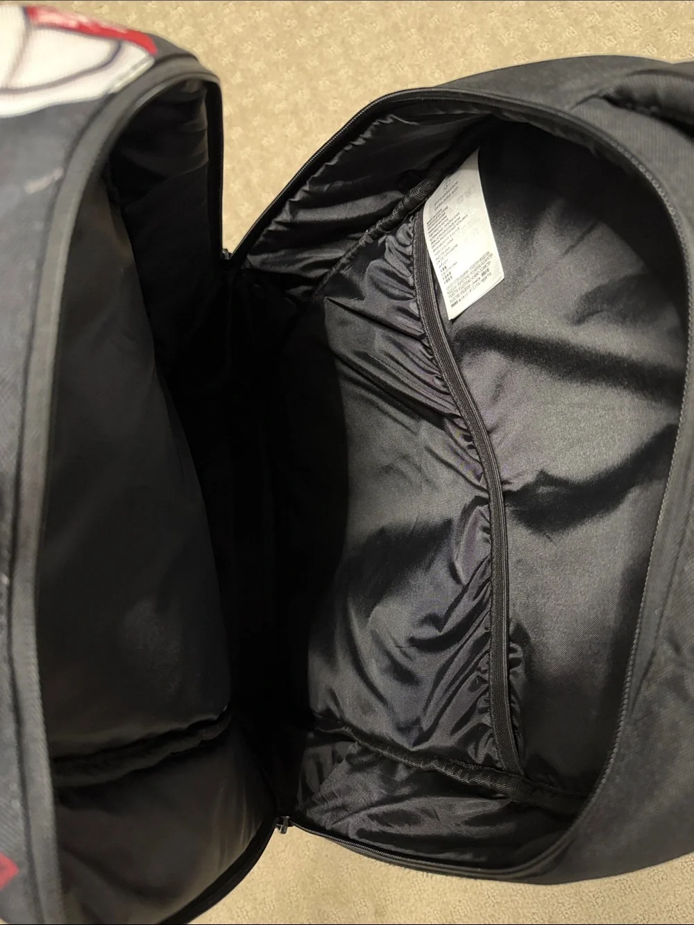 Jordan Black Red White Sneaker Graphic Backpack